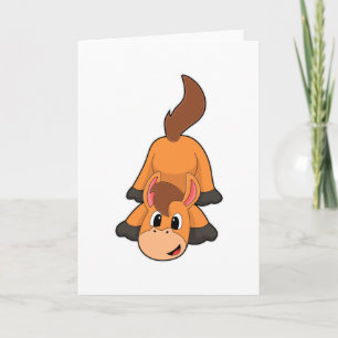 Horse at Playing Card