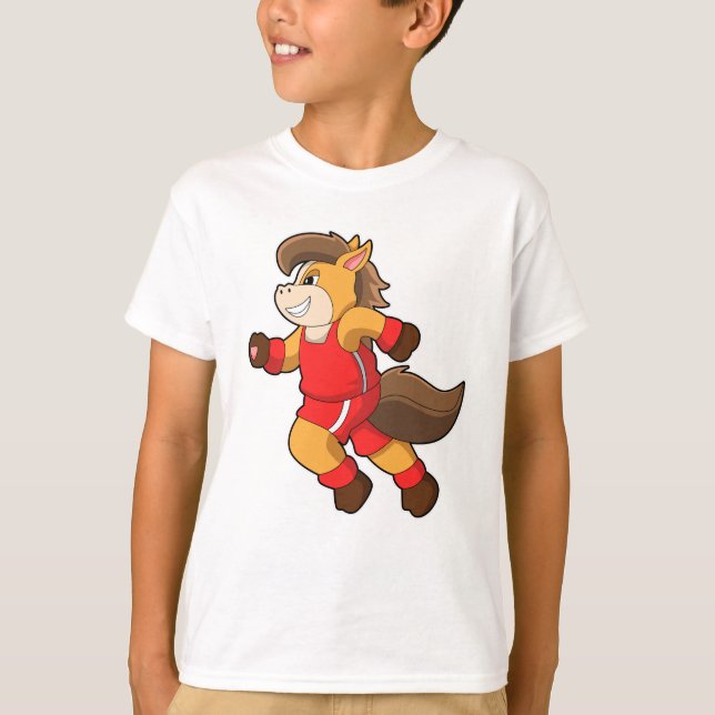 Horse at Running T-Shirt (Front)