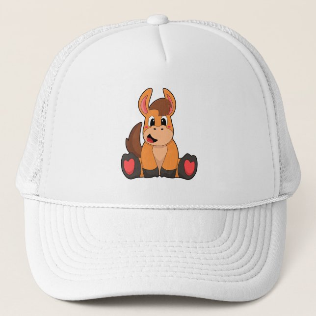 Horse at Sitting Trucker Hat (Front)