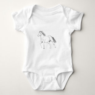 Horse Baby Bodysuit