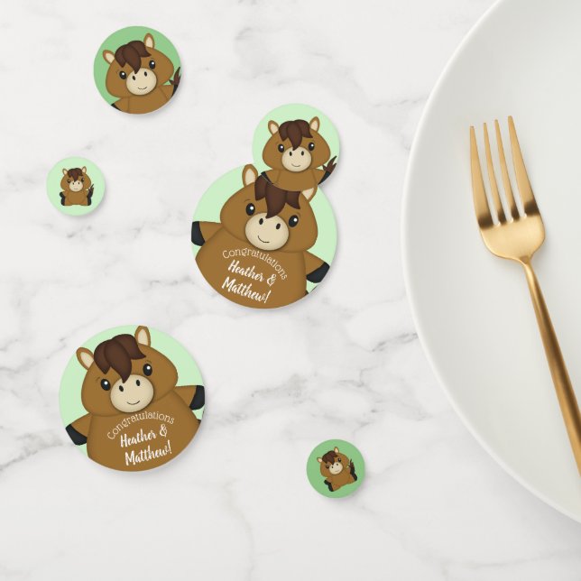 Horse Baby Shower Confetti (Group)