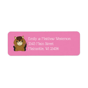 Horse Baby Shower Pink