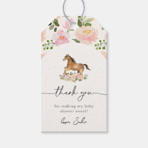 Horse Baby Shower Thank You Tags