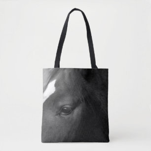Horse bagstcn tote bag