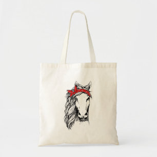 Horse Bandanna Tote Bag