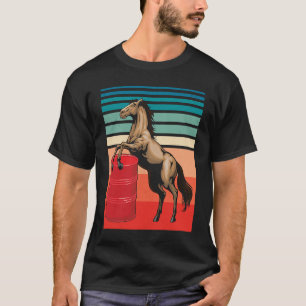 Horse Barrel Racing Equestrian Derby Horse Race T-Shirt