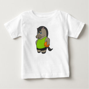 Horse Basketball player Basketball Baby T-Shirt