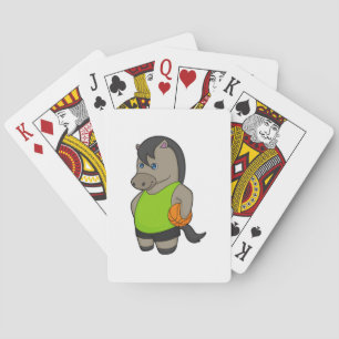 Horse Basketball player Basketball Playing Cards