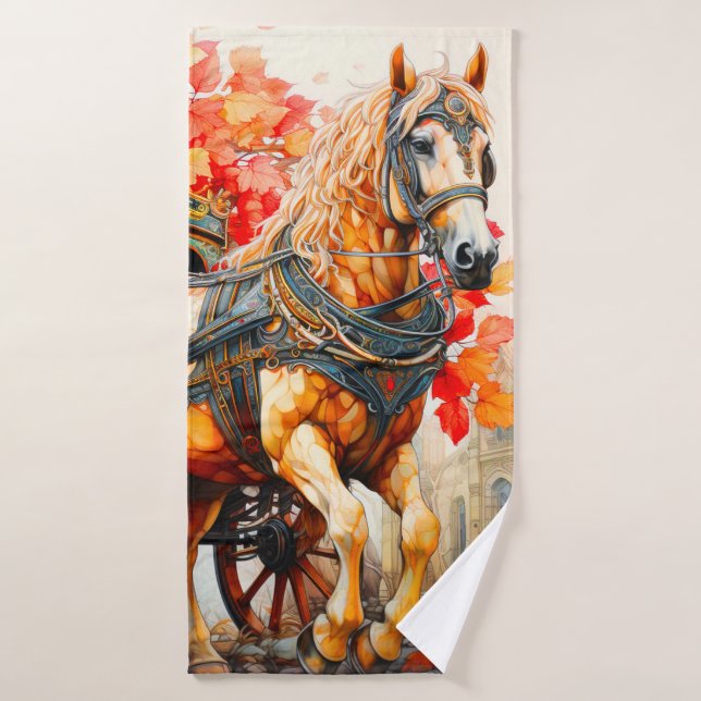 Horse Bath Towel (Bath Towel)