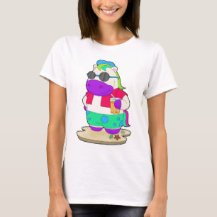 Horse Beach Beverage Summer T-Shirt