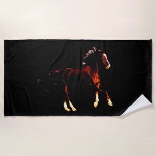 Horse Beach Towel