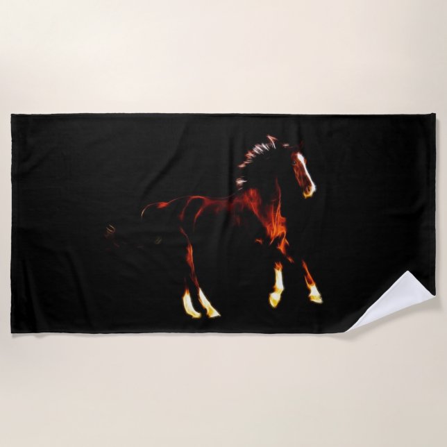 Horse Beach Towel (Front)
