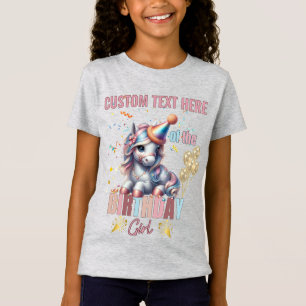 Horse Birthday Girl Equestrian Family Matching T-Shirt