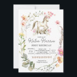 Horse birthday invitation, Pony Birthday invite,  Invitation<br><div class="desc">Invite your guest with our elegant pony birthday invitation set</div>