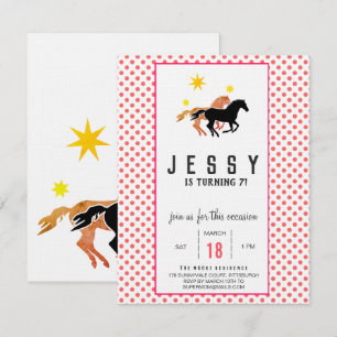 Horse Birthday Invitations
