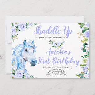 Horse Birthday Party, Girl Birthday, Any Age Invitation