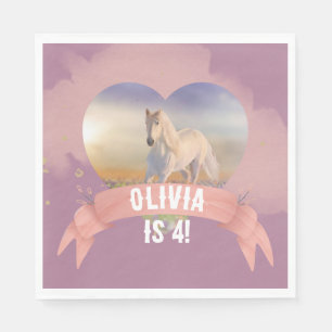 Horse Birthday Party Napkin