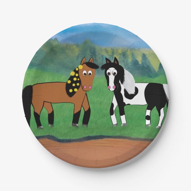 Horse Birthday Plate (Front)