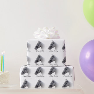 Horse Birthday Wrapping Paper