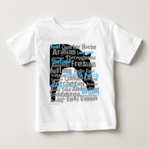 "Horse Breeds" Infant T Baby T-Shirt