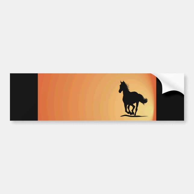 Horse Bumper Sticker (Front)