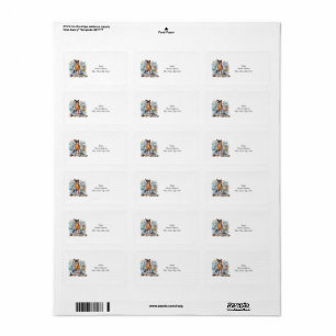 Horse business address labels