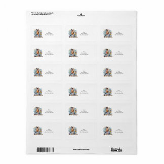 Horse business address labels