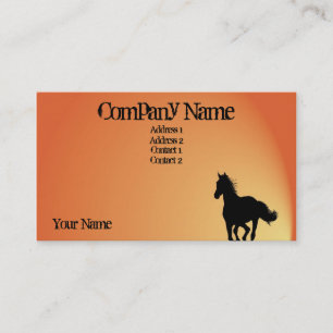 Horse Business card