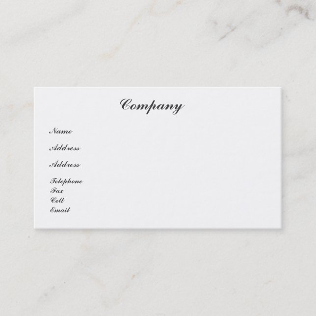 HORSE BUSINESS CARD (Front)