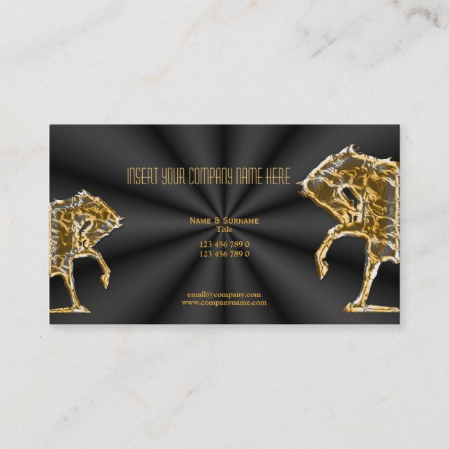Horse business marketing business card (Front)
