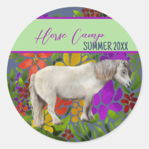Horse Camp Custom year stickers