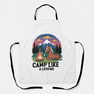 Horse Camp Like a Legend Camping Apron