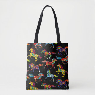 Horse Canvas Tote Bag