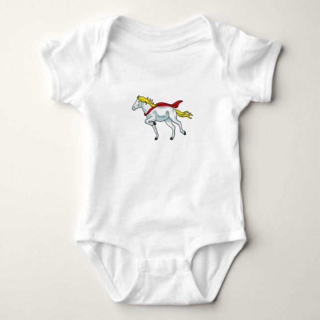 Horse Cape Baby Bodysuit (Front)
