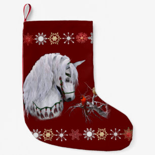 Horse & Cardinals Stocking