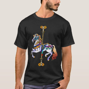 Horse Carousel Horse 186 Pony T-Shirt
