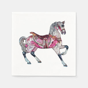 Horse carousel Paper Napkin