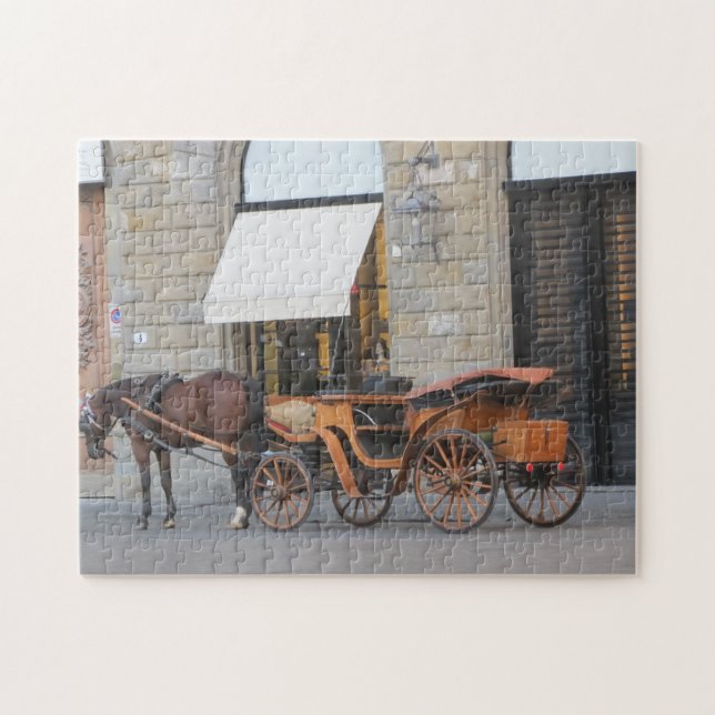 Horse & Carriage Jigsaw Puzzle (Horizontal)