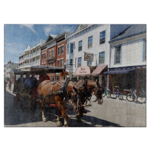 Horse & Carriage on Mackinac Island, Michigan Cutting Board