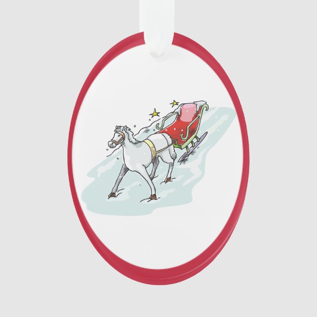 Horse & Carriage - Ornament (Front)