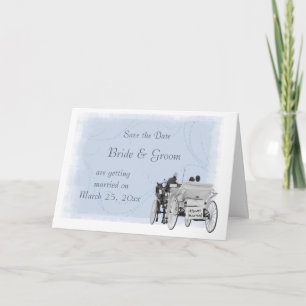 Horse & Carriage - Save the Date - Almost Married Announcement