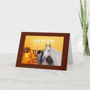 Horse Chanukah Card