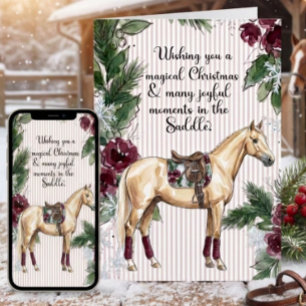 Horse Christmas Card