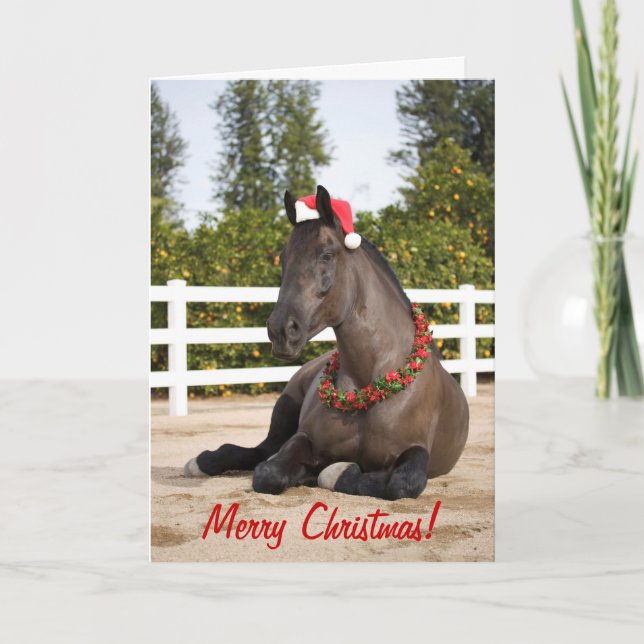 Horse Christmas Card (Front)
