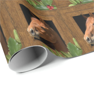 Horse Christmas Wrapping Paper