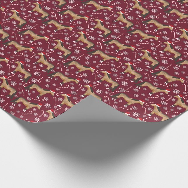 Horse Christmas Wrapping Paper (Corner)