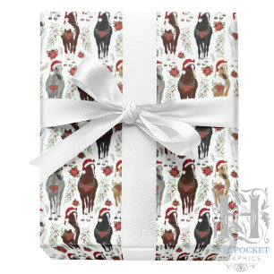 Horse Christmas Wrapping Paper