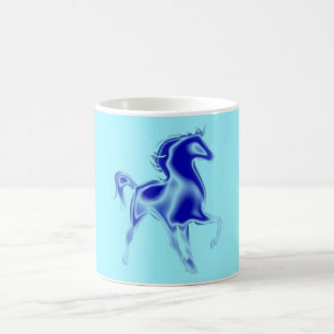Horse Coffee Mug Blue or Choose Colour