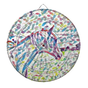 Horse Colours Of Life, Dartboard With Darts