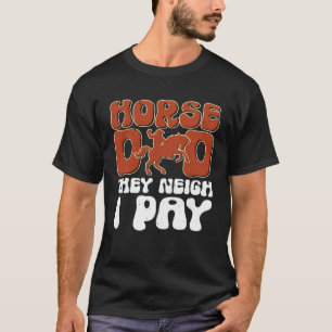 Horse Costume Horse Dad Equestrian Vintage Farm An T-Shirt